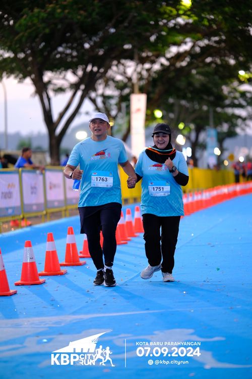 Race photo from KBP City Run 2024