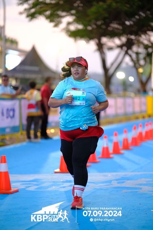 Race photo from KBP City Run 2024