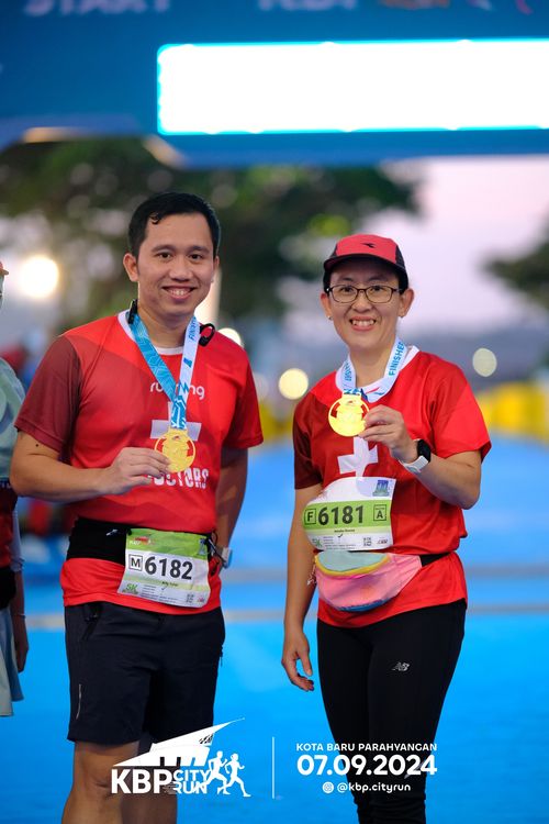 Race photo from KBP City Run 2024