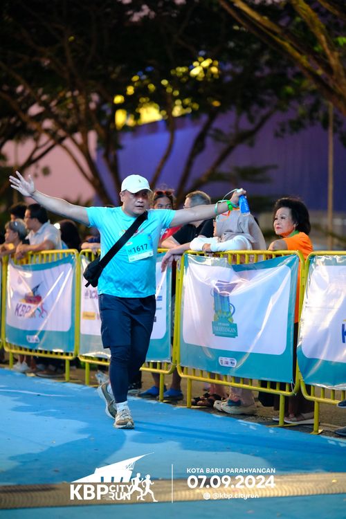 Race photo from KBP City Run 2024