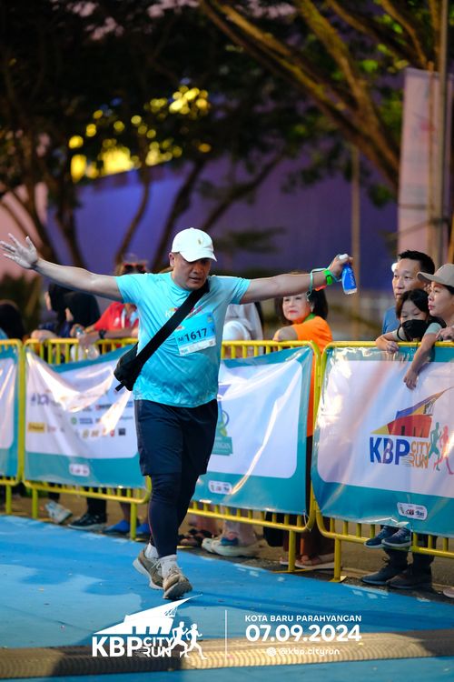 Race photo from KBP City Run 2024