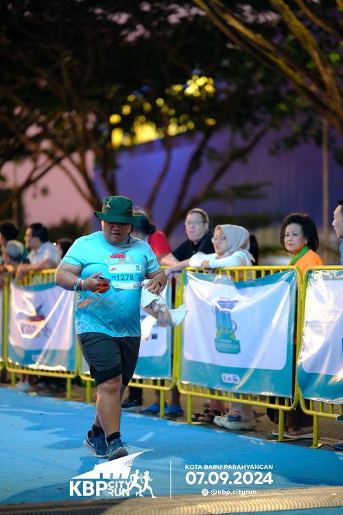 Race photo from KBP City Run 2024