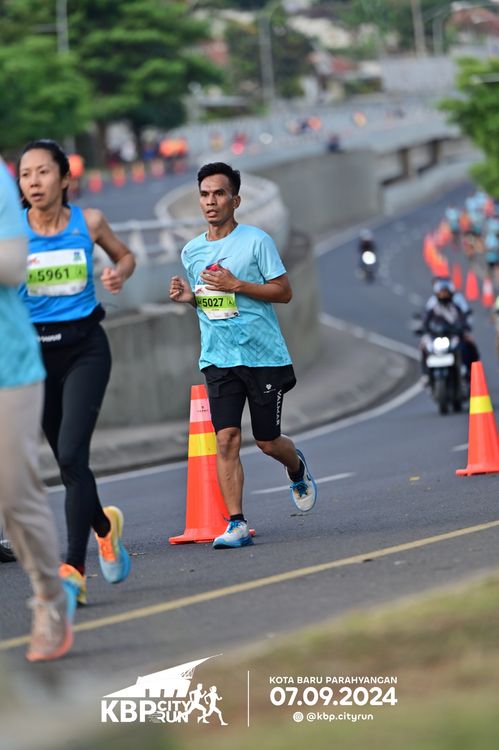 Race photo from KBP City Run 2024