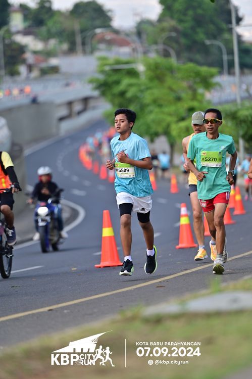 Race photo from KBP City Run 2024