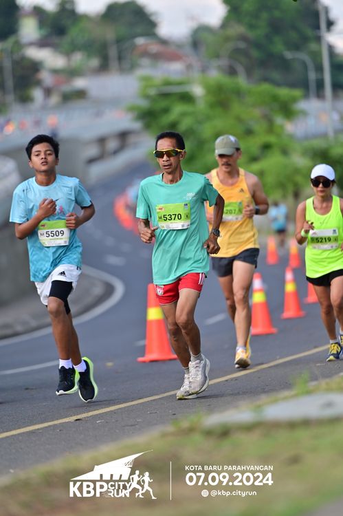 Race photo from KBP City Run 2024
