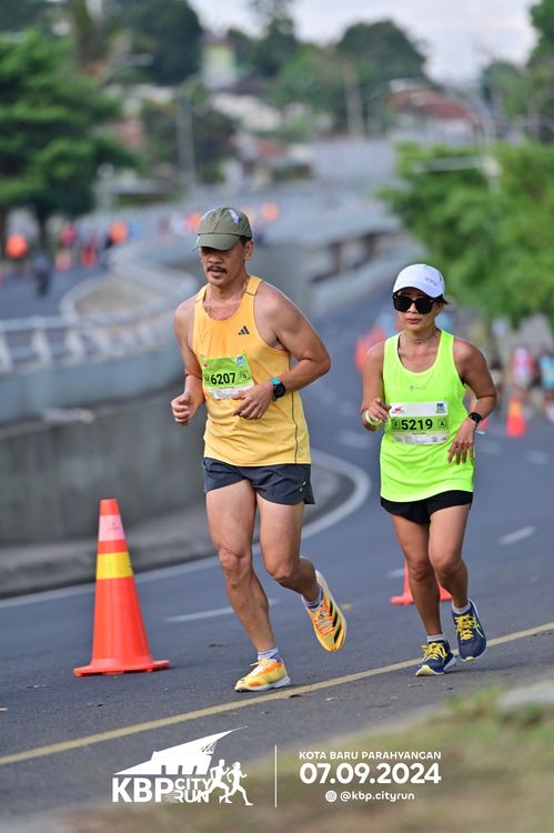 Race photo from KBP City Run 2024
