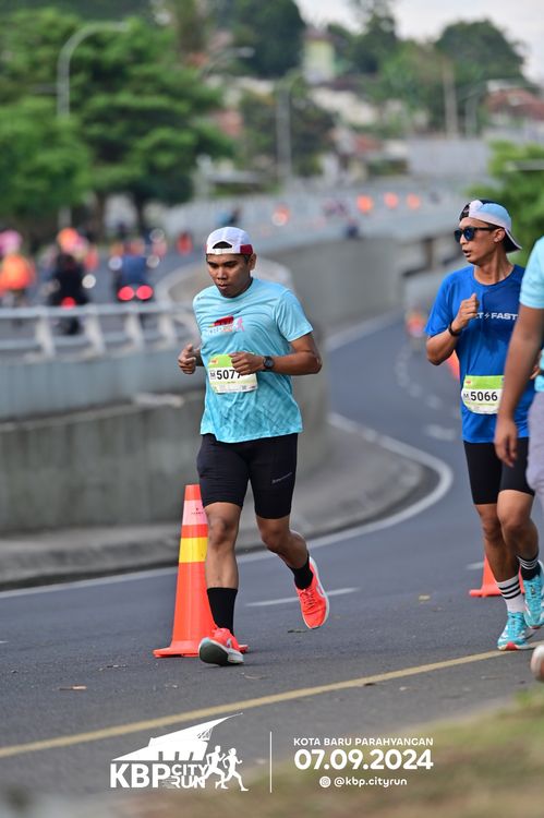 Race photo from KBP City Run 2024