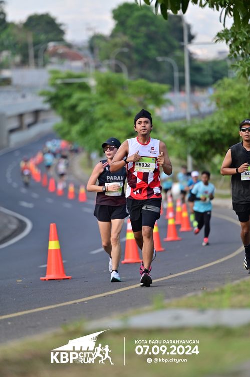 Race photo from KBP City Run 2024