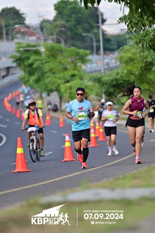 Race photo from KBP City Run 2024