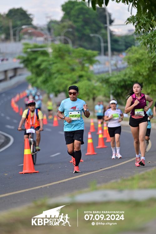 Race photo from KBP City Run 2024