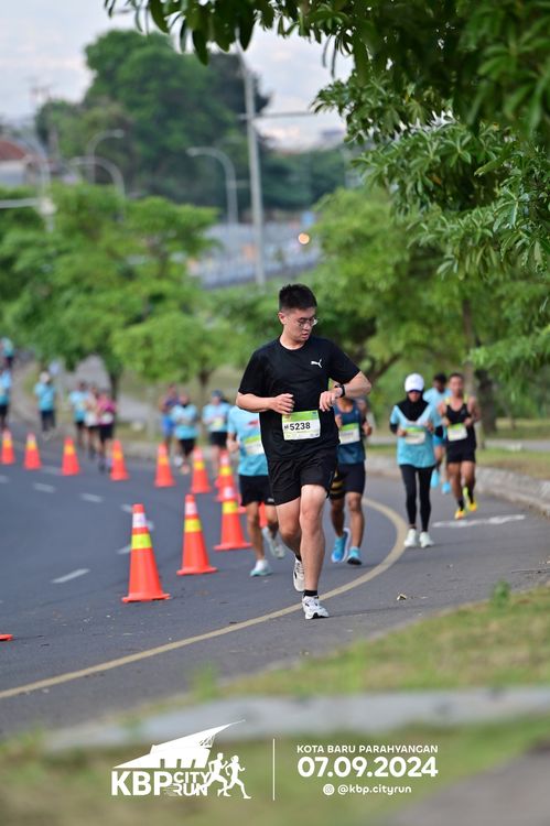 Race photo from KBP City Run 2024