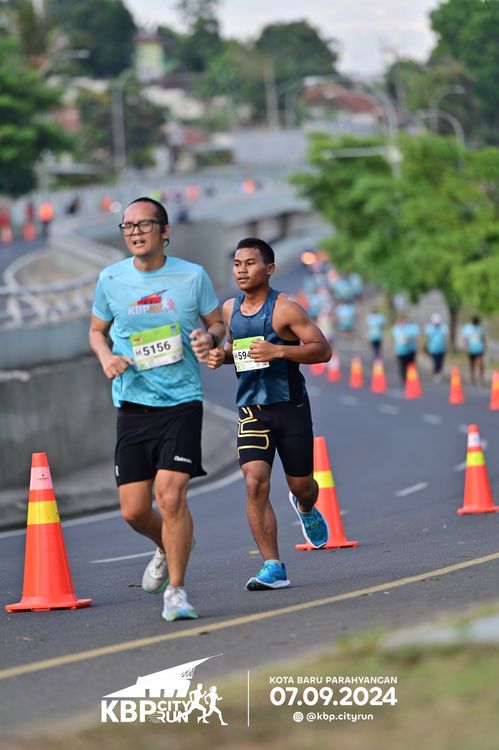 Race photo from KBP City Run 2024