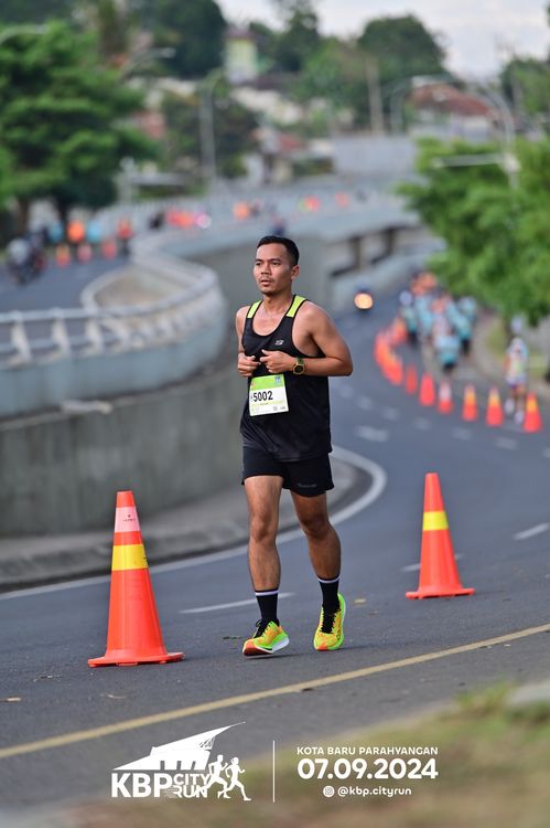 Race photo from KBP City Run 2024