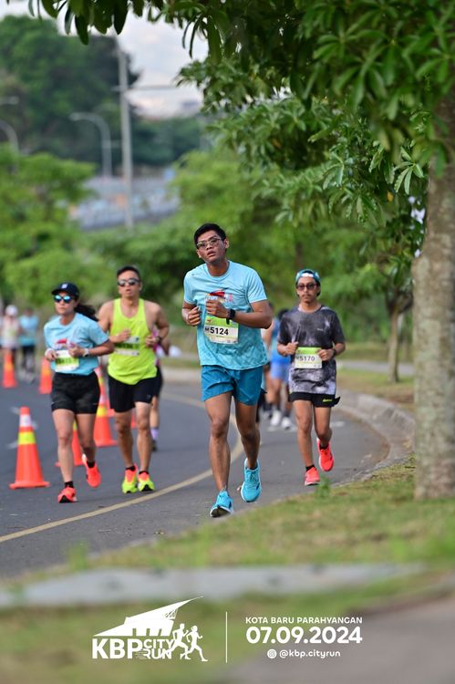 Race photo from KBP City Run 2024