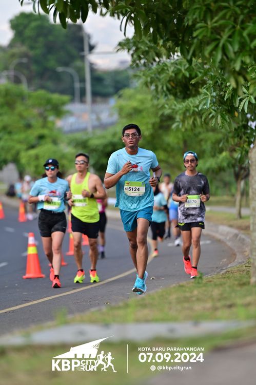 Race photo from KBP City Run 2024