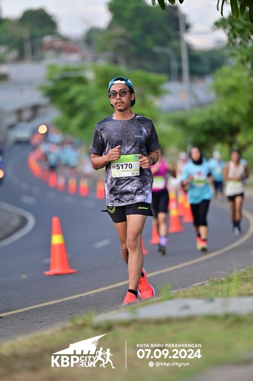 Race photo from KBP City Run 2024