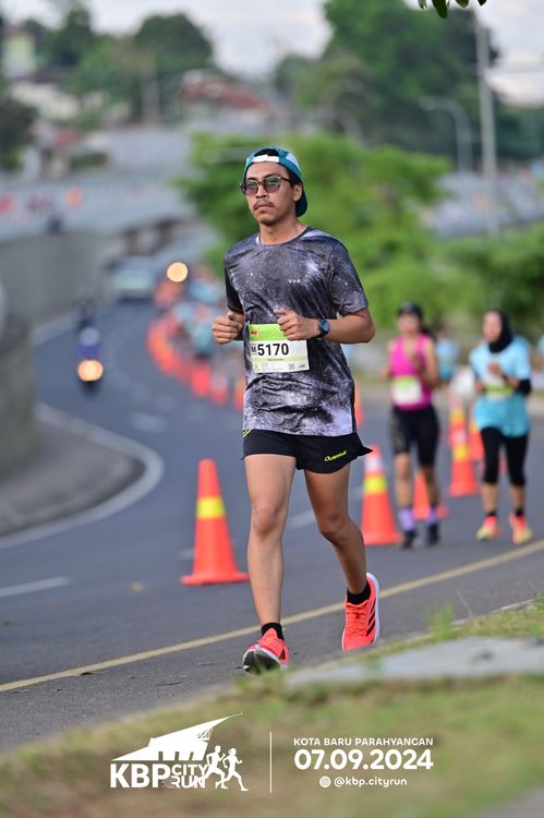 Race photo from KBP City Run 2024