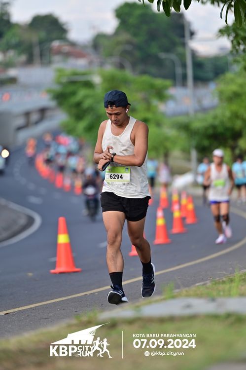 Race photo from KBP City Run 2024