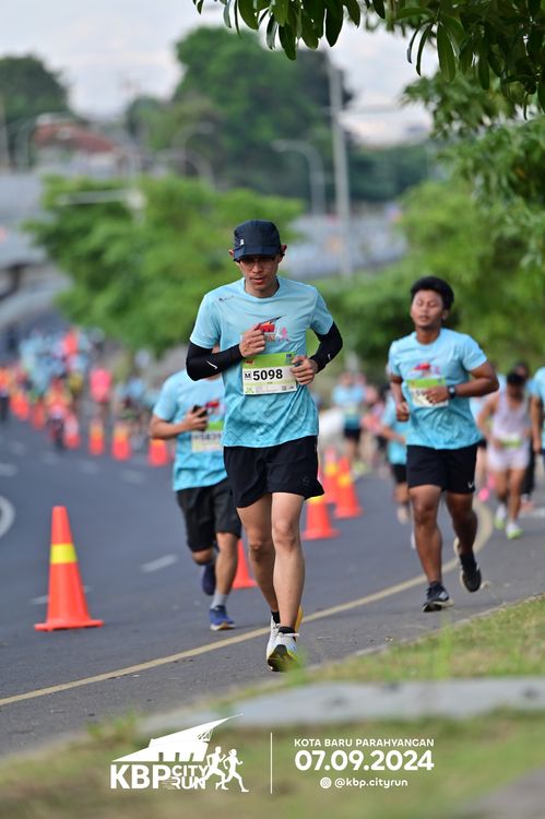 Race photo from KBP City Run 2024