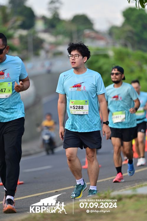 Race photo from KBP City Run 2024