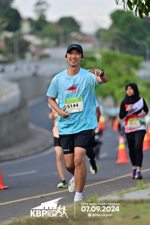 Race photo from KBP City Run 2024