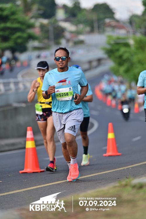 Race photo from KBP City Run 2024