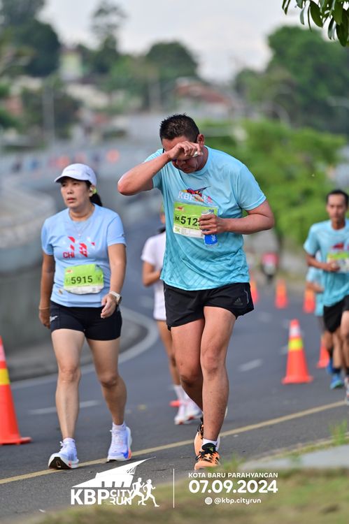 Race photo from KBP City Run 2024