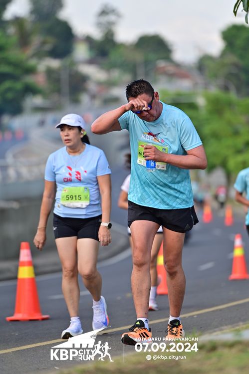 Race photo from KBP City Run 2024