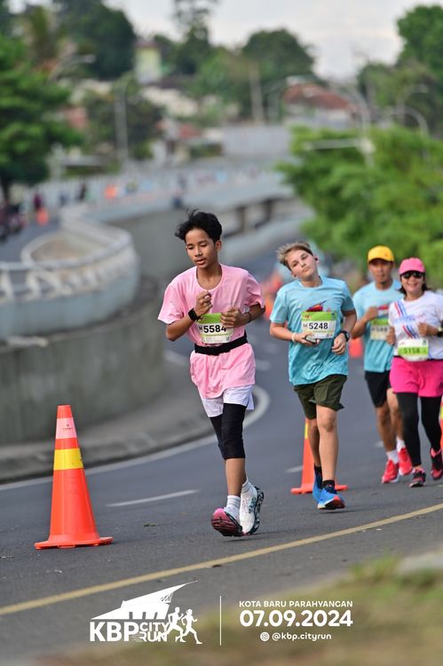 Race photo from KBP City Run 2024