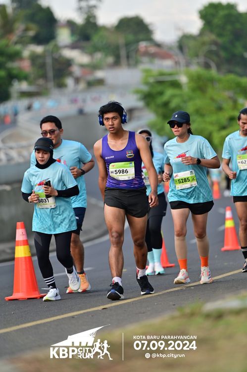Race photo from KBP City Run 2024