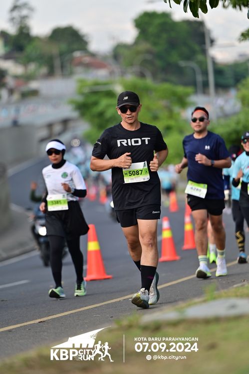 Race photo from KBP City Run 2024