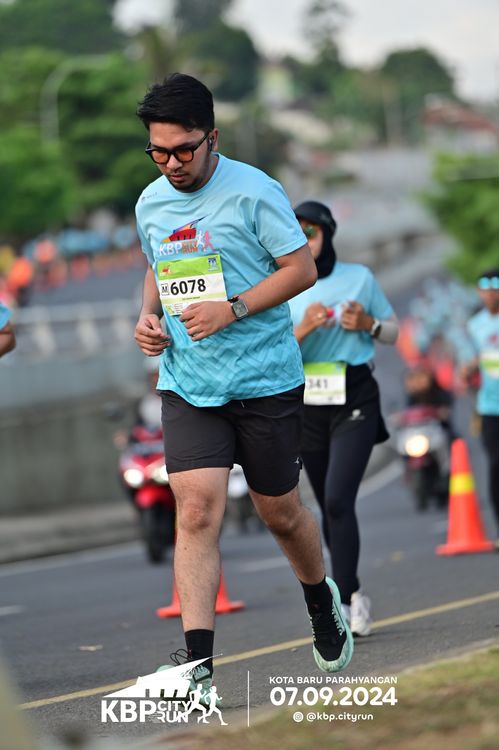 Race photo from KBP City Run 2024