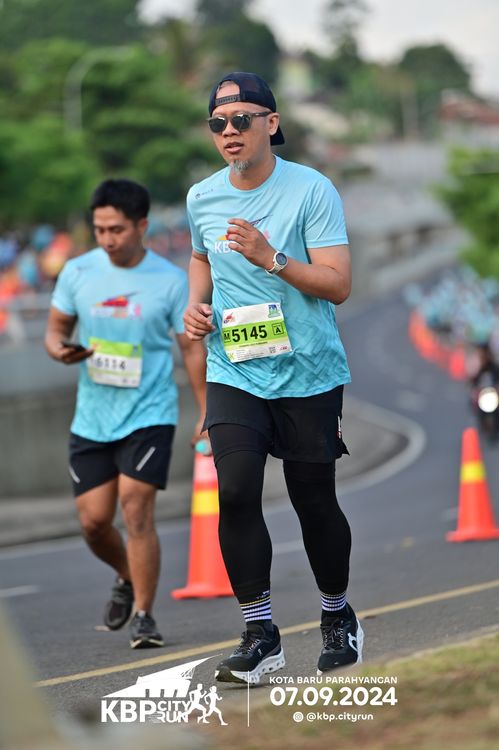 Race photo from KBP City Run 2024