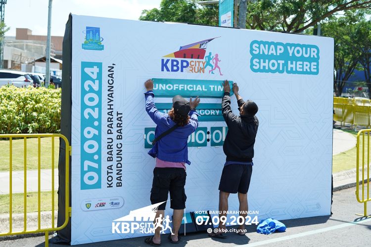 Race photo from KBP City Run 2024