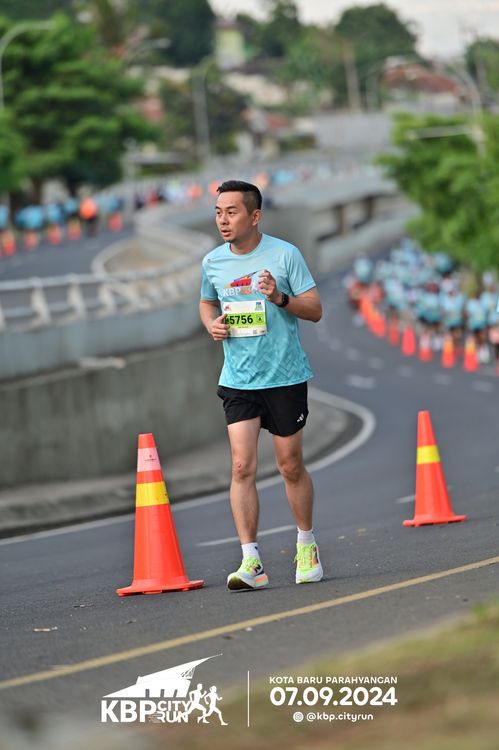 Race photo from KBP City Run 2024