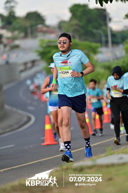 Race photo from KBP City Run 2024