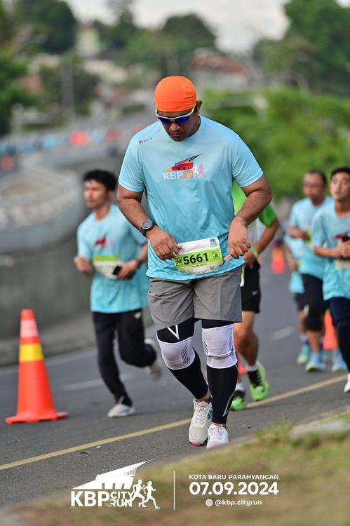 Race photo from KBP City Run 2024