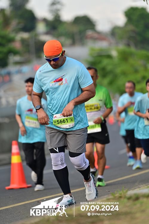 Race photo from KBP City Run 2024