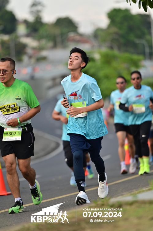 Race photo from KBP City Run 2024