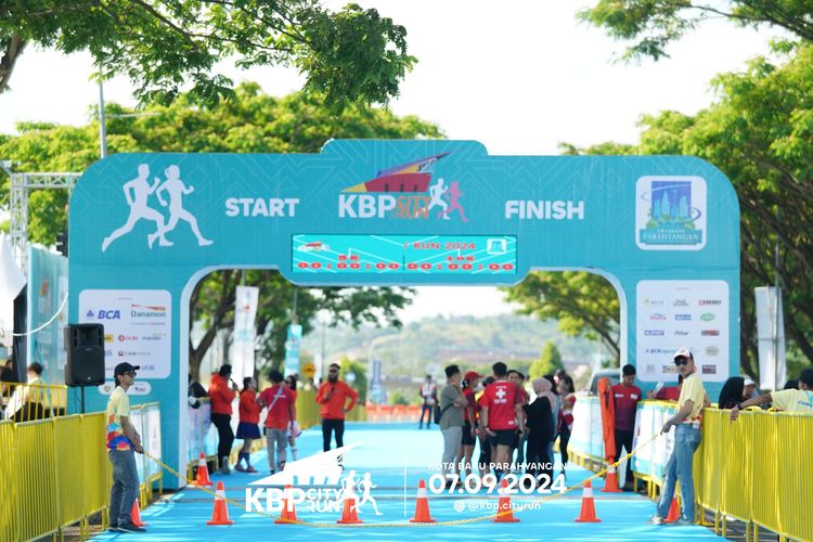 Race photo from KBP City Run 2024
