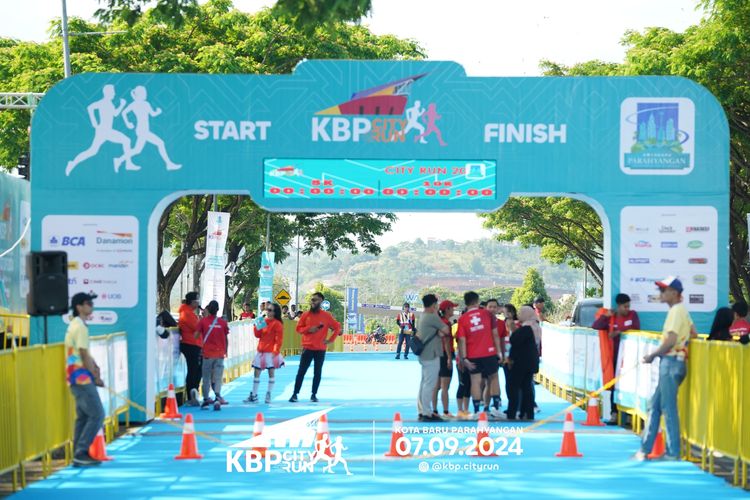 Race photo from KBP City Run 2024
