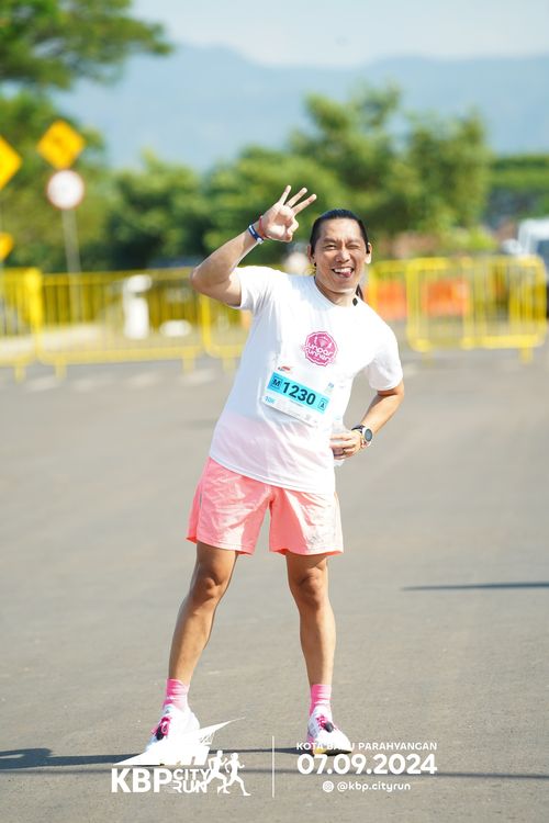 Race photo from KBP City Run 2024