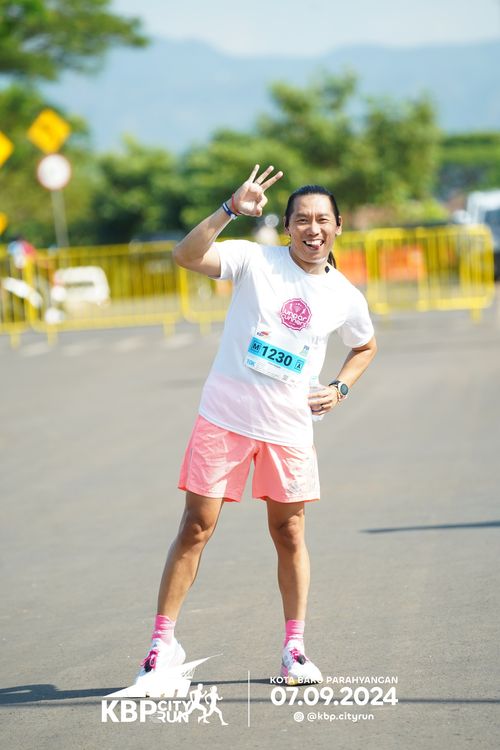 Race photo from KBP City Run 2024