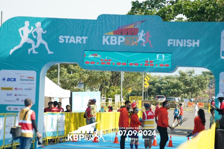 Race photo from KBP City Run 2024
