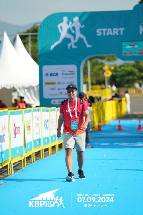 Race photo from KBP City Run 2024