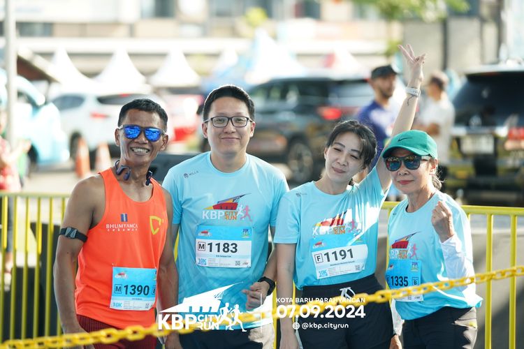 Race photo from KBP City Run 2024