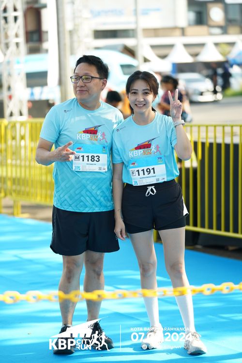 Race photo from KBP City Run 2024