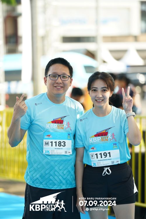 Race photo from KBP City Run 2024