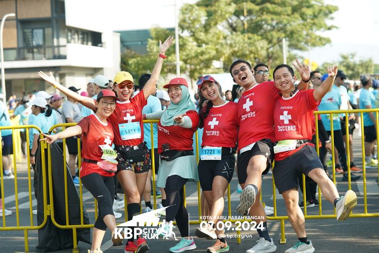 Race photo from KBP City Run 2024