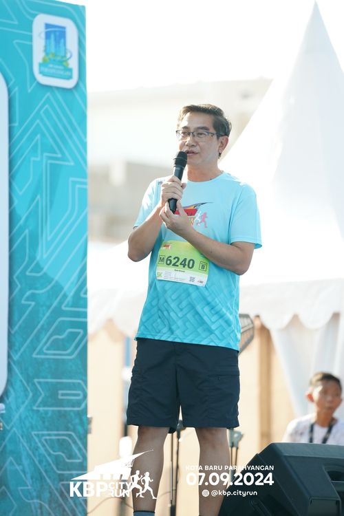 Race photo from KBP City Run 2024